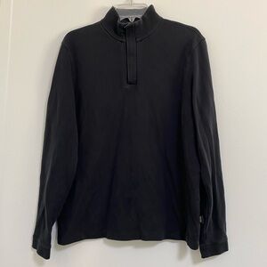 HUGO Boss Charcoal Gray Long Sleeve Top